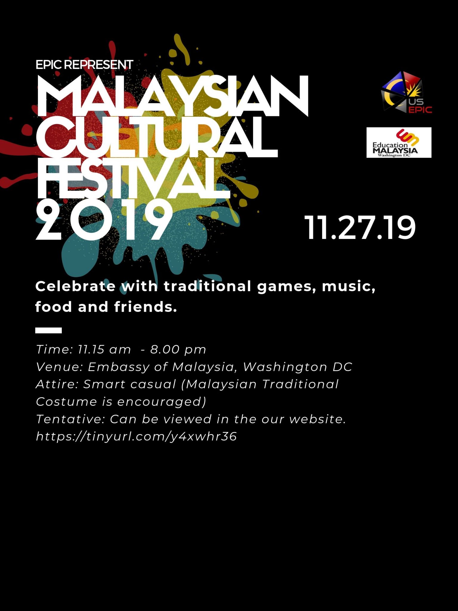 Malaysian Cultural Festival (MFest) 2019 - Education Malaysia Washington DC